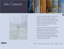 Tablet Screenshot of juliecostanzo.com